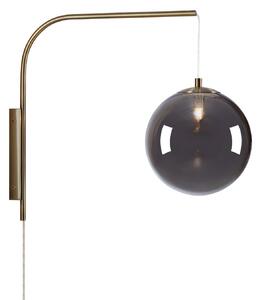 Lampă de perete Markslöjd, Dione, Auriu / Alamă, Camera de zi, Metal