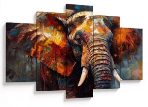 Tablou - Pictura unui elefant (150x105 cm)