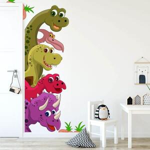 Dinozauri - Autocolant în jurul ușii