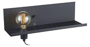 Lampă de perete Markslöjd, Multi USB, reglabil, Negru, Camera de zi, Metal, Modern
