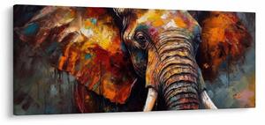 Tablou - Pictura unui elefant (120x50 cm)
