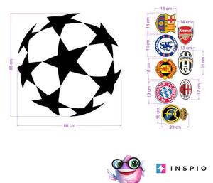 Autocolante pentru perete - Echipe de fotbal UEFA