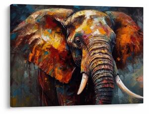 Tablou - Pictura unui elefant (70x50 cm)