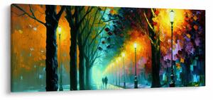 Tablou - Plimbare de noapte (120x50 cm)