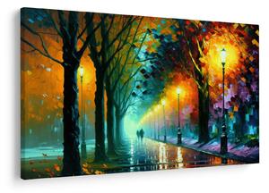 Tablou - Plimbare de noapte (90x60 cm)