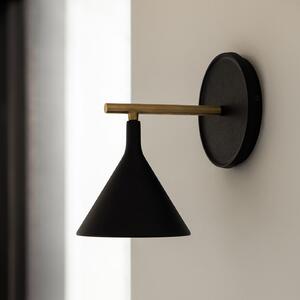 Audo Copenhagen LED-aplică de perete Cast Sconce, negru, IP44, dimabil, reglabil, Negru, Baie, Aluminiu