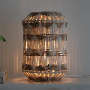 Markslöjd Ano lampă de masă, înălțime 35 cm, material textil, bej/maro, Bej, Camera de zi / sufragerie, Țesătură / Textil