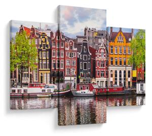 Tablou - Amsterdam, case de dans (90x60 cm)