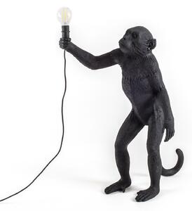 Lămpi de exterior SELETTI, Monkey Lamp, Negru, Plastic, Design
