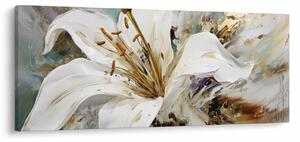 Tablou - Abstracție cu crin (120x50 cm)