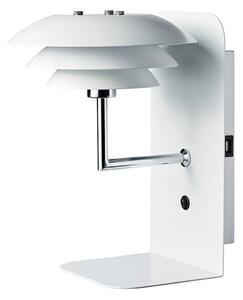 Lampă de perete Dyberg Larsen, DL20 USB Shelf, reglabil, Alb, dormitor, Metal, Scandinavă