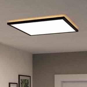 EGLO connect plafonieră LED Rovito-Z, negru, 50 x cm, reglabil, Negru, Camera de zi / sufragerie, Plastic