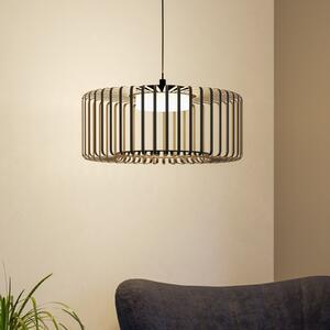EGLO connect Lampă suspendată LED Ginestrone-Z, 1 bec, negru, reglabil, Negru, Camera de zi / sufragerie, Metal, Modern