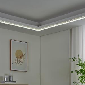 EGLO connect Bandă LED Neon Stripe-Z, 5 M., RGB, CCT, alb, reglabil, Alb, Camera de zi / sufragerie, Plastic, Modern