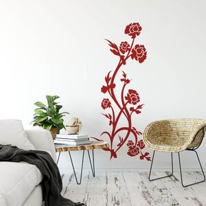 Autocolant de perete - Ornament cu flori