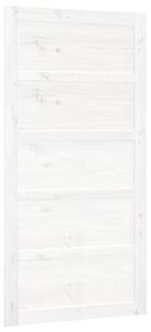Ușă de hambar, alb, 100x1,8x204,5 cm, lemn masiv de pin