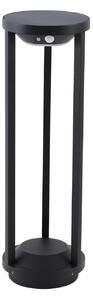 Lampă de Exterior Lucande, Nilea, Negru, Terasă, Aluminiu, Modern