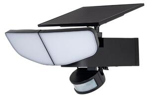 Lampă de Exterior Lindby, Naelin, reglabil, Negru, Balcon, Plastic, Modern