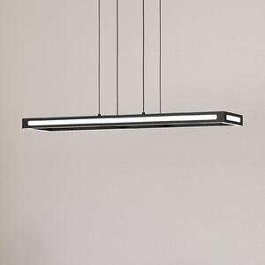 EGLO connect lampă suspendată LED Savilanas-Z, 77 cm, negru, reglabil, Negru, Camera de zi / sufragerie, Modern