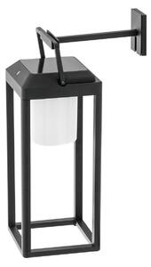 Lampă de Exterior Lucande, Tilena, reglabil, Negru, Balcon, Aluminiu, Modern