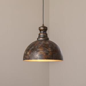 Opviq Lampă suspendată Saglam, 1 bec, alamă veche, metal, Ø 40 cm, reglabil, Bronz / Alamă Veche, Camera de zi / sufragerie, Metal, Vintage