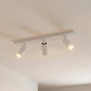 Arcchio Spot de tavan Brinja Slim, alb, 3 becuri, GU10 MR11, reglabil, Alb, Hol, Aluminiu, Modern