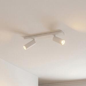 Arcchio Spot de tavan Brinja Slim, alb, 2 becuri, GU10 MR11, reglabil, Alb, Hol, Aluminiu, Modern