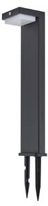 Lămpi de exterior Lindby, Eleazar, reglabil, Negru, Balcon, Aluminiu, Modern