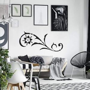 Autocolant pe perete - Ornament abstractiv în sufragerie