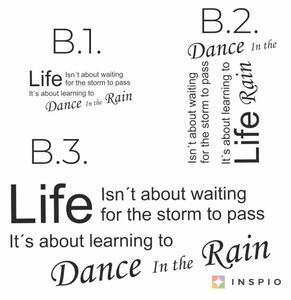 Autocolant - Dance in the rain