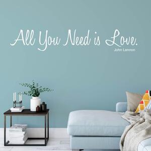 Autocolante - All You Need is Love