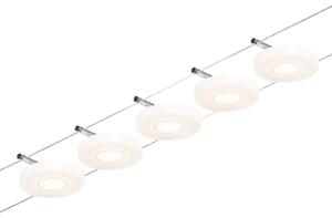 Plafoniere Paulmann, Wire DiscLED, Alb, Zona coridorului, Plastic, Modern