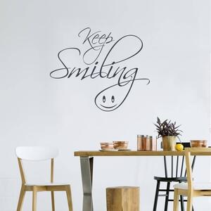 Autocolant de perete - Keep smiling
