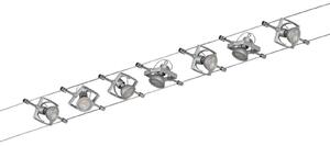 Plafoniere Paulmann, Wire Mac II, Gri, Zona coridorului, Metal, Modern