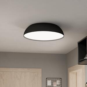 EGLO Lampă suspendată Tabley, negru/culoare naturală, 89 cm, țesătură, 3 becuri., reglabil, Bej, Camera de zi / sufragerie, Țesătură / Textil
