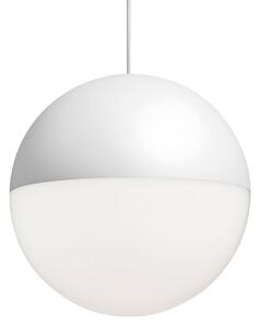 Lustră Pendul FLOS, String Light Sphere, reglabil, Alb, Zona coridorului, Metal, Modern