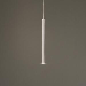 Argon Lampă suspendată LED Rulo, bej, oțel, Ø 3,2 cm, Bej, Camera de zi / sufragerie, Metal