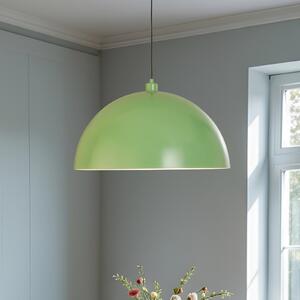 Opviq Lampă suspendată Kure, verde mentă, metal, Ø 60 cm, E27, reglabil, Verde, Bucătărie, Metal, Modern