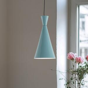 Opviq Lampă suspendată Tom, turcoaz, metal, Ø 19 cm, E27, reglabil, Albastru, Camera de zi / sufragerie, Metal, Viața tânără
