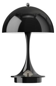 Louis Poulsen Panthella PORTABLE 160 V3, negru opac, reglabil, Negru, Camera de zi / sufragerie, Plastic, Design