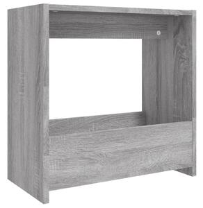 Masă laterală, gri sonoma, 50x26x50 cm, lemn compozit