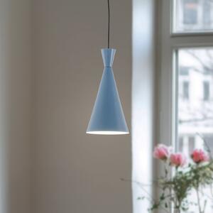 Opviq Lampa suspendată Tom, albastru deschis, metal, Ø 19 cm, E27, reglabil, Albastru, Camera de zi / sufragerie, Metal, Viața tânără