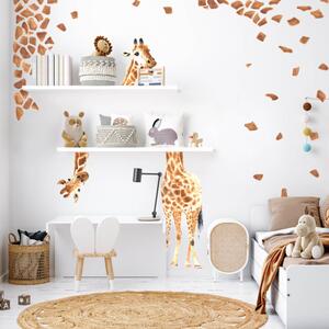 Autocolante pentru camera copiilor - Girafă jucăușă