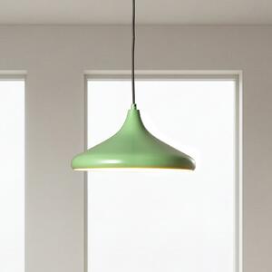 Opviq Lampă suspendată Eysan, verde mentă, metal, Ø 35 cm, E27, reglabil, Verde, Camera de zi / sufragerie, Metal, Scandinavă