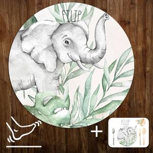 Covor camera copii - Elefant SAFARI