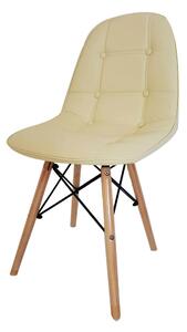 Scaun dining Lunex Y2028 alb