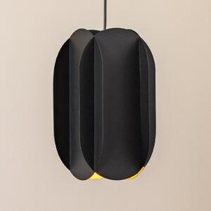 Opviq Lampă suspendată Corner, negru, înălțime 35 cm, metal, E27, reglabil, Negru, Camera de zi / sufragerie, Metal, Modern