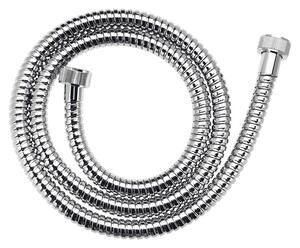 Furtun de dus, Ferro, metal impletit, 200 cm, crom