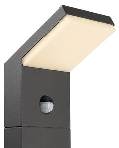 Deko-Light Bornă luminoasă LED Tucanae, gri Înălțime 100 cm IP54 metal, Gri, Aluminiu, Modern
