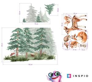Pădure Plină de Animale - Stickere pentru Pereți pentru Copii 2
